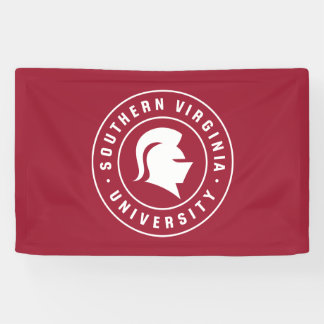 Southern Virginia University Knight Mascot Seal Banner