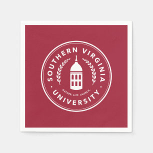 Southern Virginia University Main Hall Tower Seal Napkins
