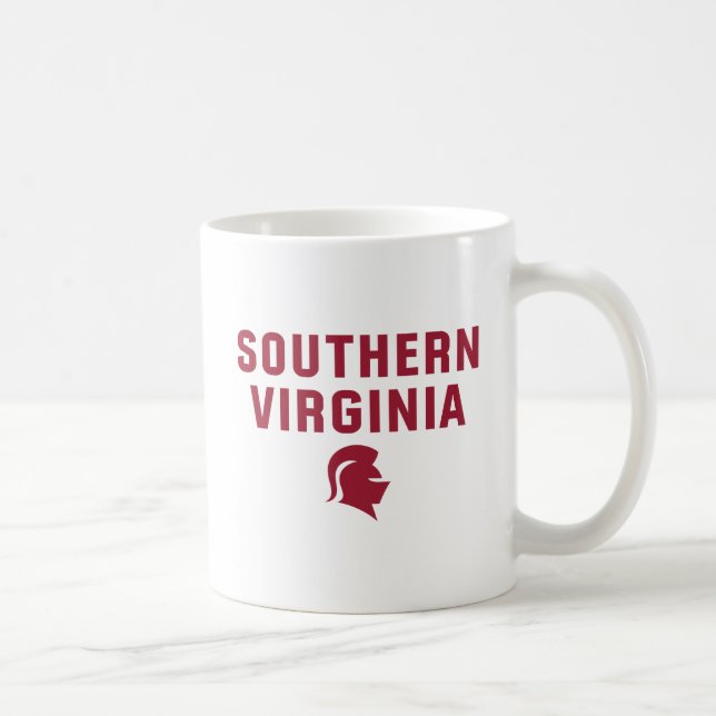 Southern Virginia University Text & Knight Coffee Mug (Right)