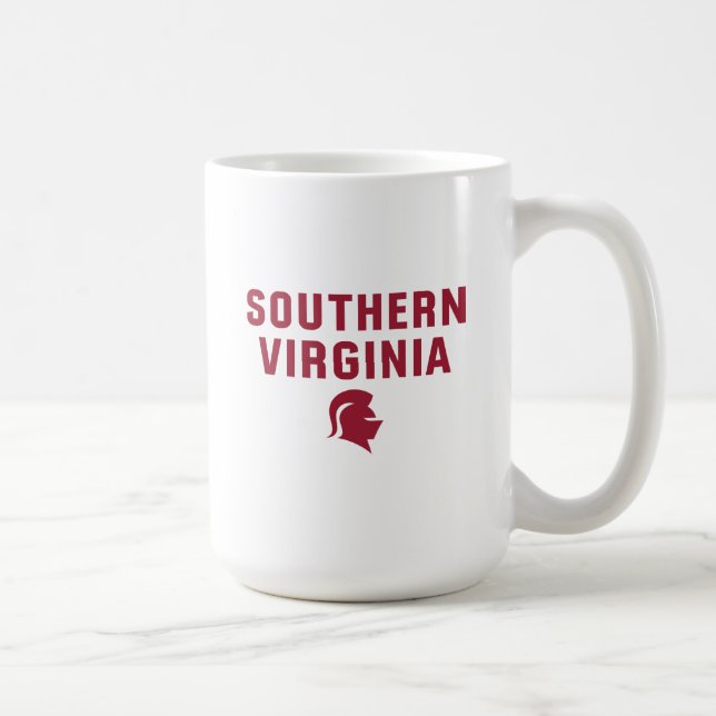 Southern Virginia University Text & Knight Coffee Mug (Right)