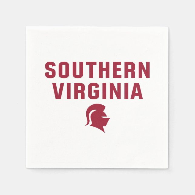 Southern Virginia University Text & Knight Napkins (Front)