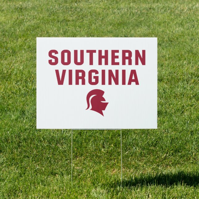 Southern Virginia University Text & Knight Sign (Insitu)