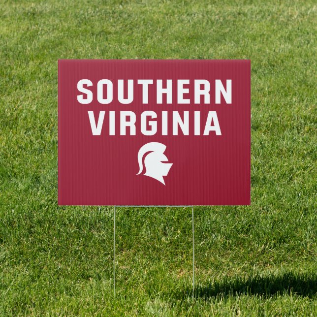 Southern Virginia University Text & Knight Sign (Insitu)