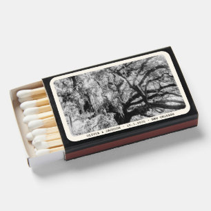 Southern Wedding Favor Spanish Moss Oak Tree Matchboxes