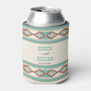Southern western boho tribal bridal party gifts can cooler