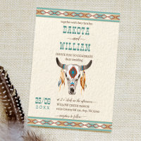 Southern western boho tribal ranch wedding 