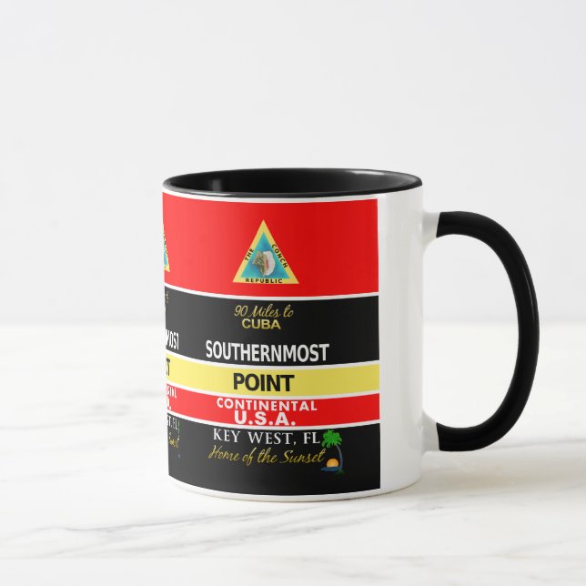 Southernmost Point Buoy Key West Mug (Right)