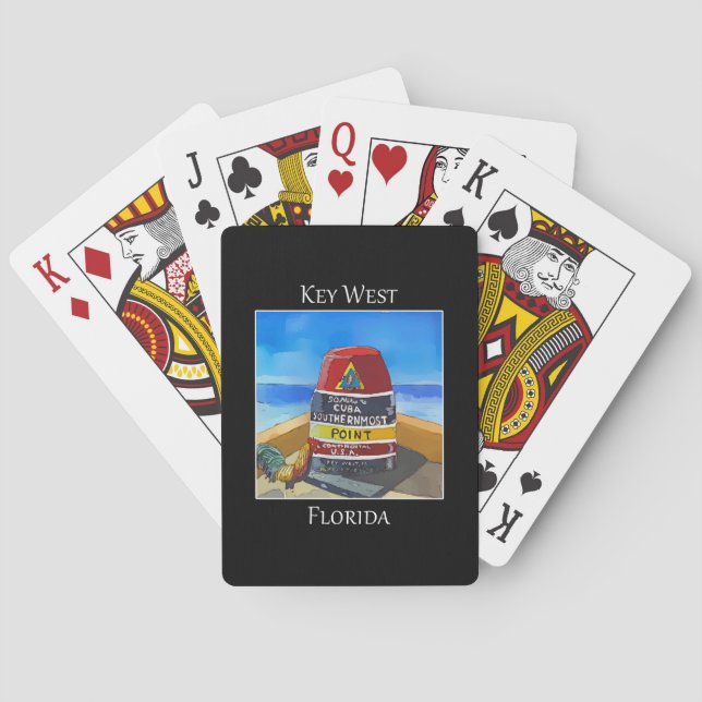 Southernmost Point in the US, at Key West Poker Cards (Back)