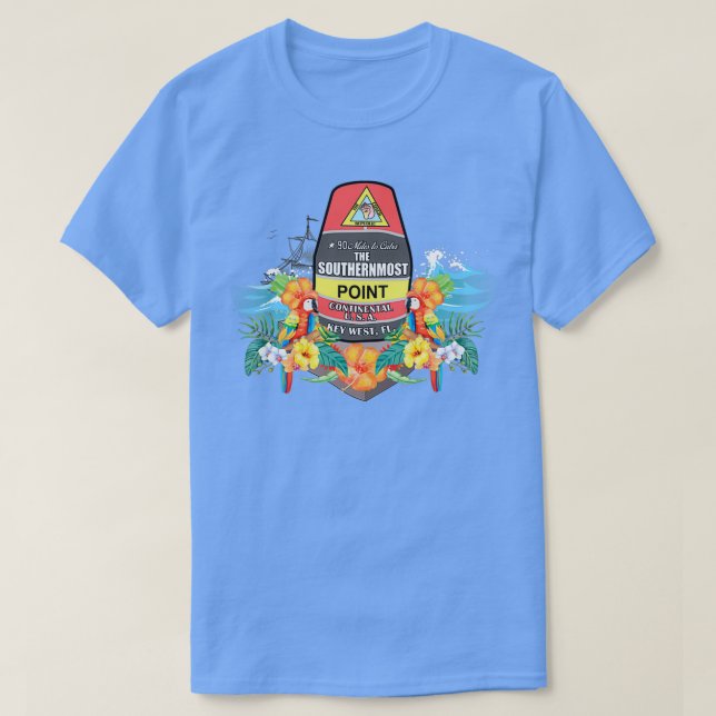 Southernmost Point Key West T-Shirt (Design Front)