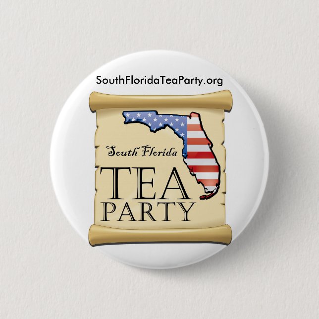 SouthFloridaTeaParty.org Pinback Button (Front)