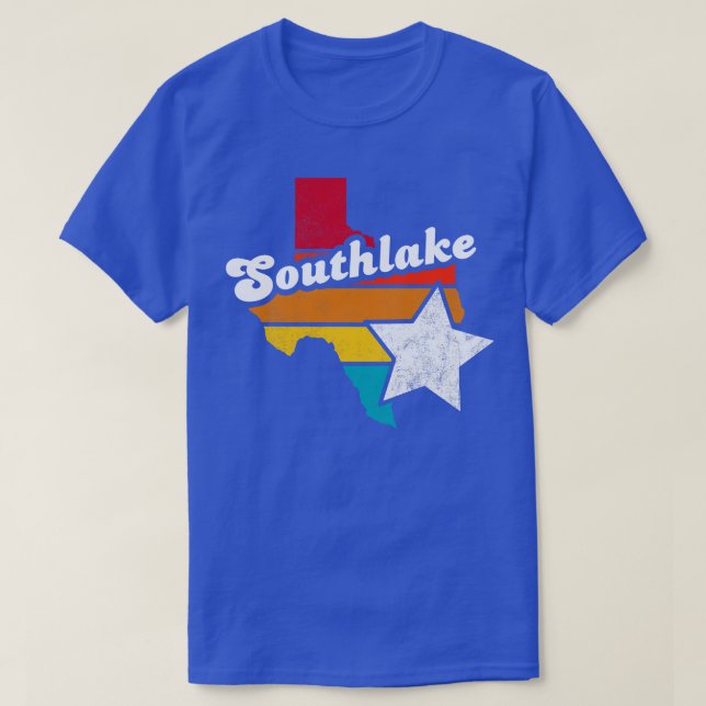 Southlake Texas Vintage Distressed Souvenir 2 T-Shirt (Design Front)