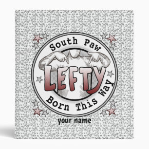Southpaw Left Handed   binder