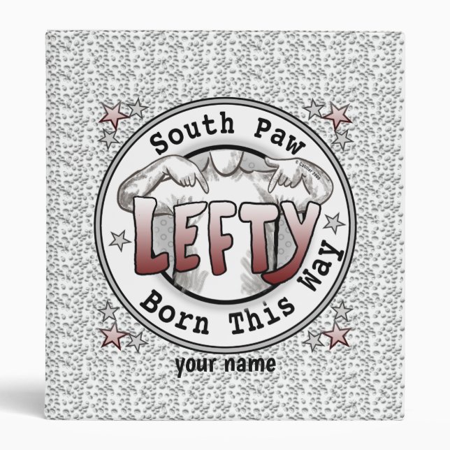 Southpaw Left Handed   binder (Front)