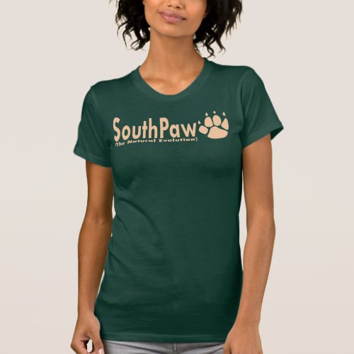 SouthPaw The Natural Evolution  paw print T_Shi T_Shirt