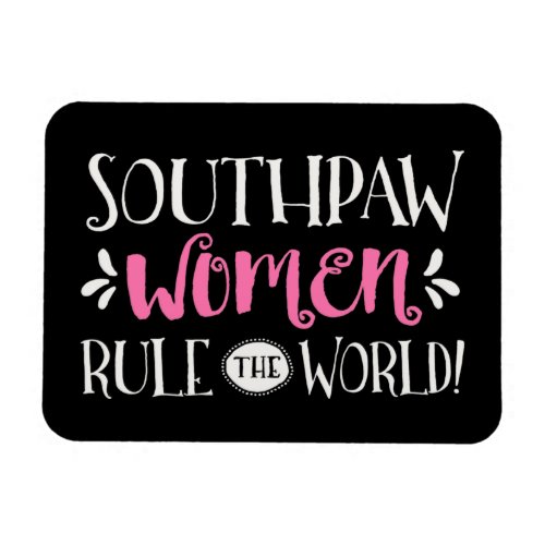 Southpaw Women Rule the World Card Magnet