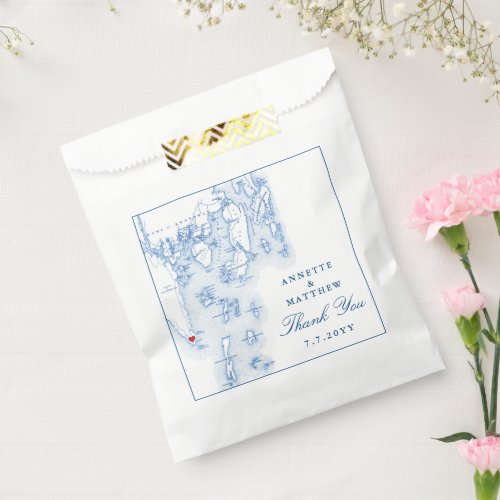 Southport Boothbay Harbor Maine Wedding Favor Bag