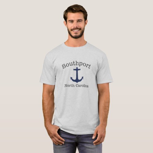 Southport North Carolina Sea Anchor T_Shirt