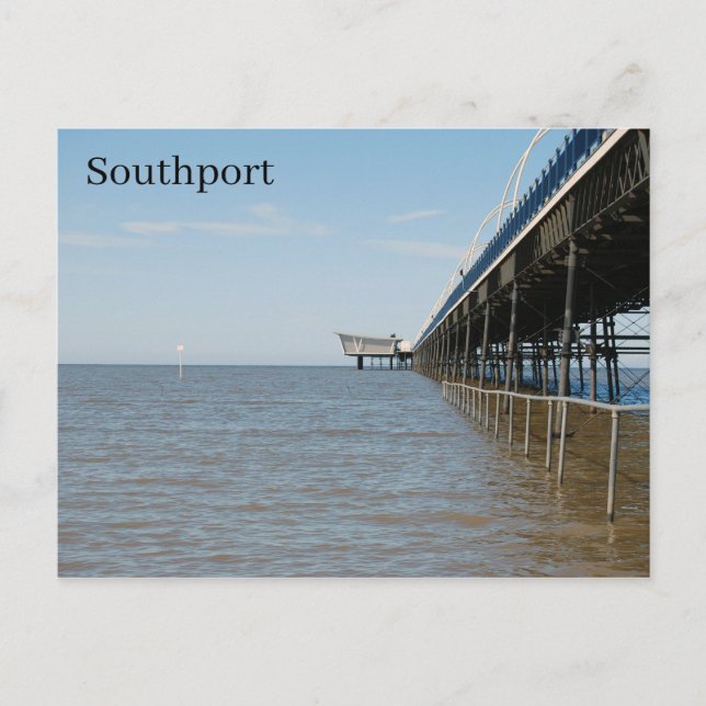 Southport Pier Postcard (Front)