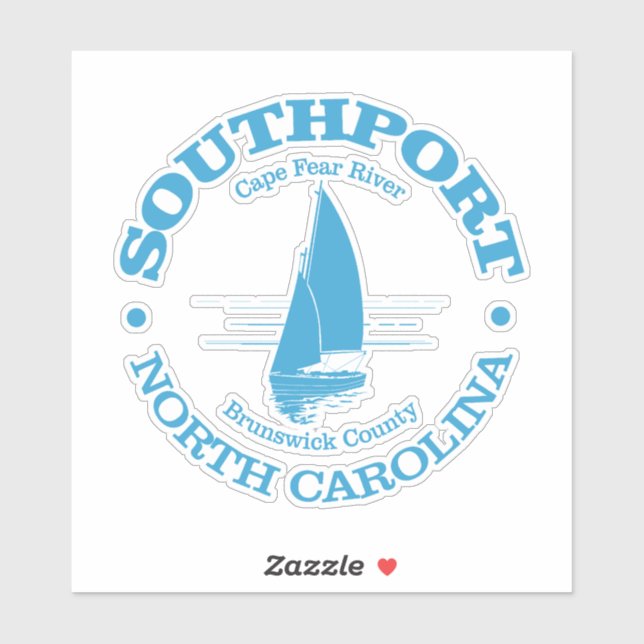 Southport (sailboat) sticker (Sheet)