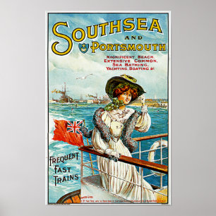 Southsea and Portsmouth Poster