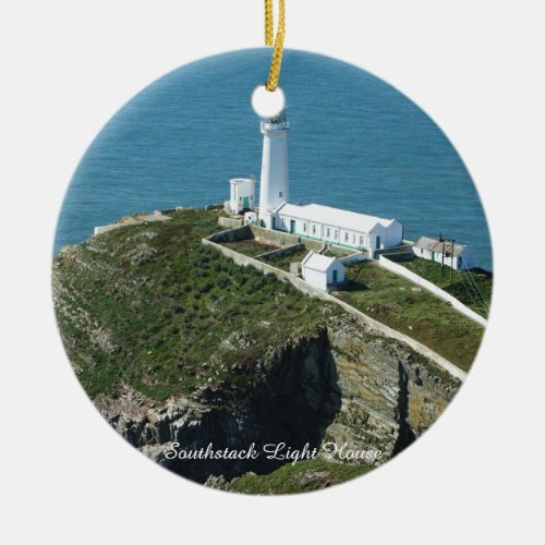 Southstack Light House Wales Ceramic Ornament