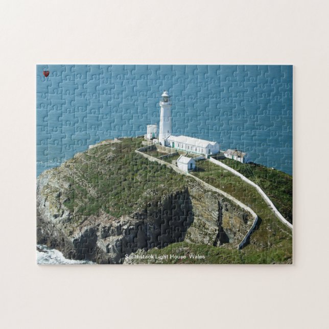 Southstack Light House  Wales Jigsaw Puzzle (Horizontal)