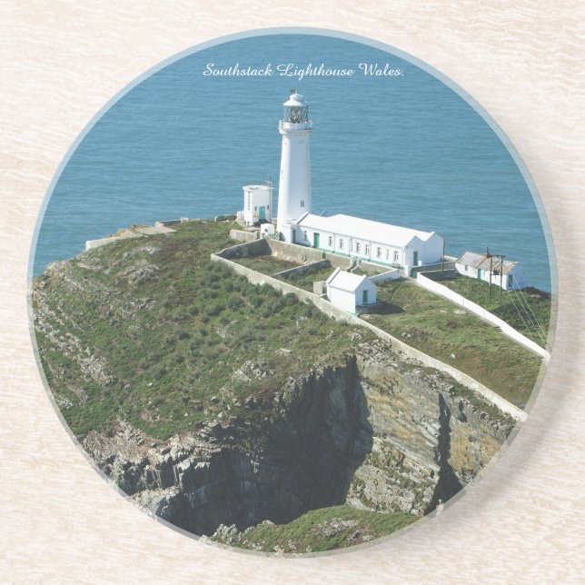 Southstack Lighthouse Wales. Coaster (Front)