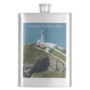 Southstack Lighthouse Wales. Flask