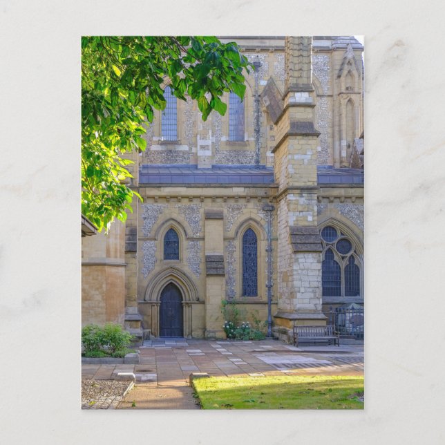Southwark Cathedral, London UK Postcard (Front)