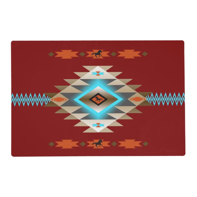 Southwest 3 - dbl-sided, changeable color placemat (Back)