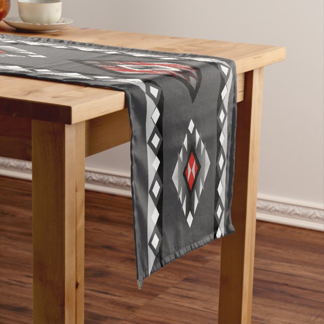 Southwest 5, changeable color short table runner (In Situ)