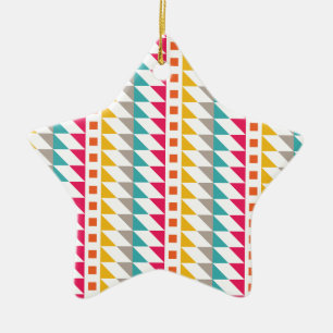 Southwest Abstract Ceramic Ornament