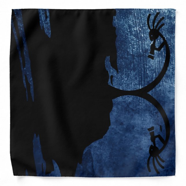 Southwest Abstract Kokopelli Bandana (Front)