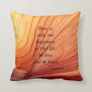Southwest Abstract, to Love and Be Loved, Square Throw Pillow