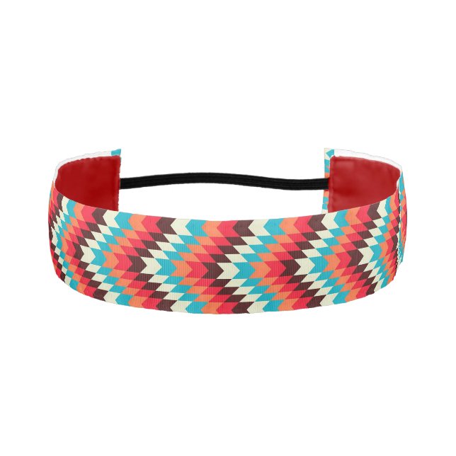 Southwest America Native Pattern Athletic Headband (Front)