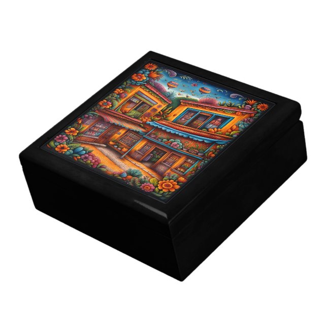 Southwest Art Painting Trinket Box (Side)
