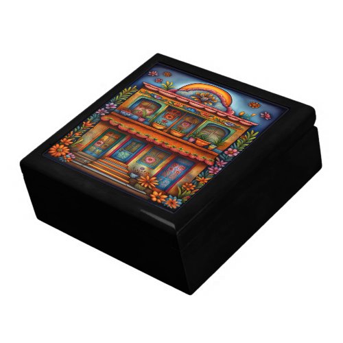 Southwest Art Painting Trinket Box