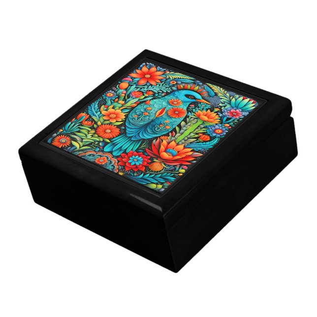 Southwest Art Painting Trinket Box (Side)