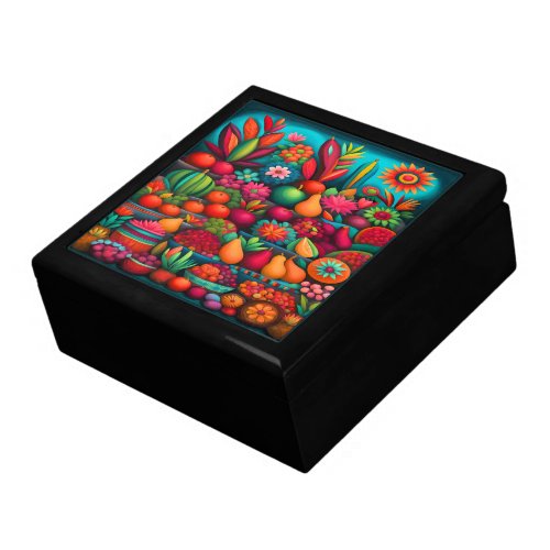 Southwest Art Painting Trinket Box