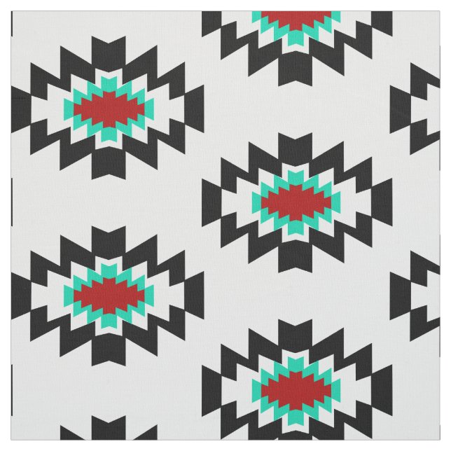 Southwest Aztec Native American Tribal Design Fabric (Swatch)