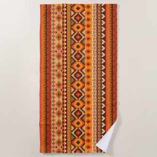 Southwest aztec pattern beach towel