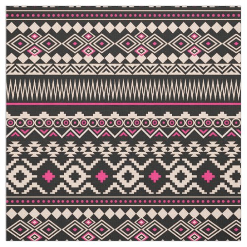 Southwest aztec pattern colorful fabric