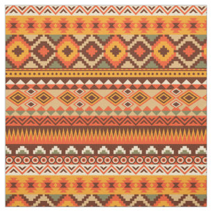 Southwest aztec pattern colorful fabric