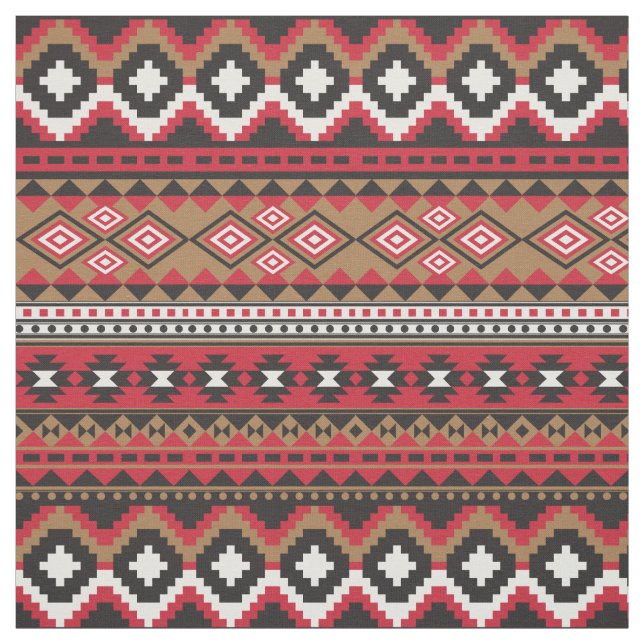 Southwest aztec pattern colorful fabric (Swatch)