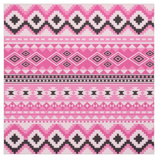 Southwest aztec pattern colorful fabric