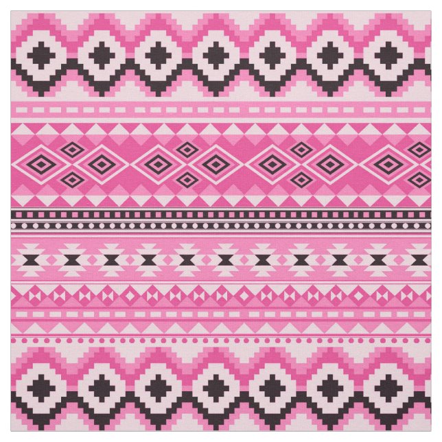 Southwest aztec pattern colorful fabric (Swatch)