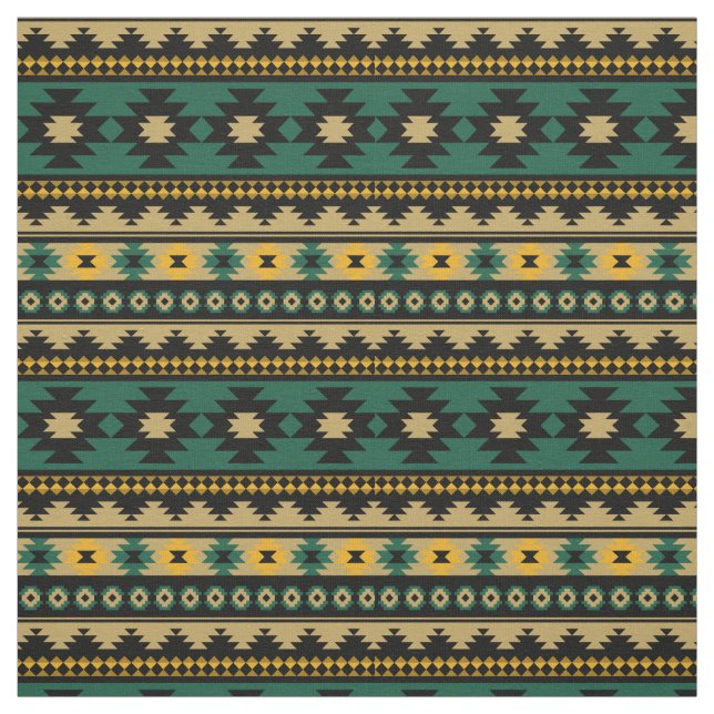 Southwest aztec pattern colorful fabric (Swatch)