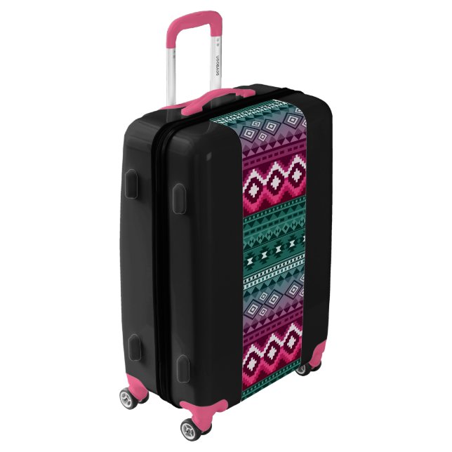Southwest aztec pattern luggage Suitcase (Rotated Left)