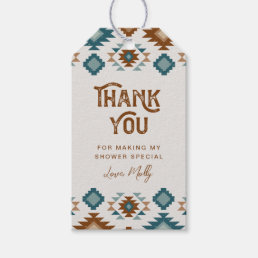Southwest Baby Shower Thank You Tags