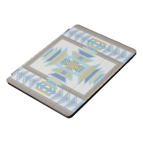 Southwest Blues Indian Blanket Art Design  iPad Pro Cover